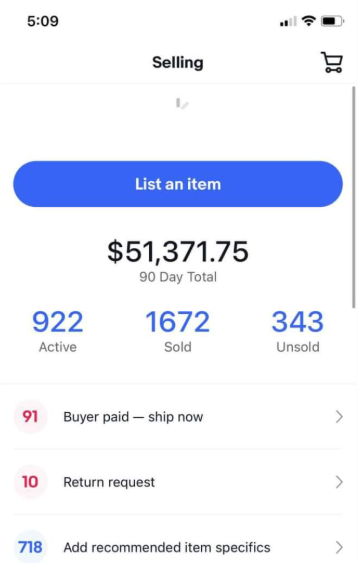 Client sales proof